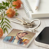 Beer Lover Birthday Schlüsselanhänger (Vorderseite rechts)