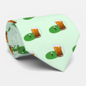 Beer Lover Golf Krawatte - Custom Necktie Geschenk (Gerollt)