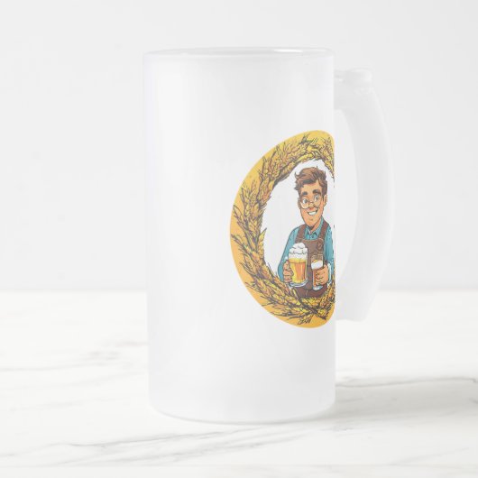Beer Lover Mattglas Bierglas (VorderseiteRechts)