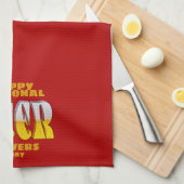 Beer Lovers Day Geschirrtuch (Viertel Falte)