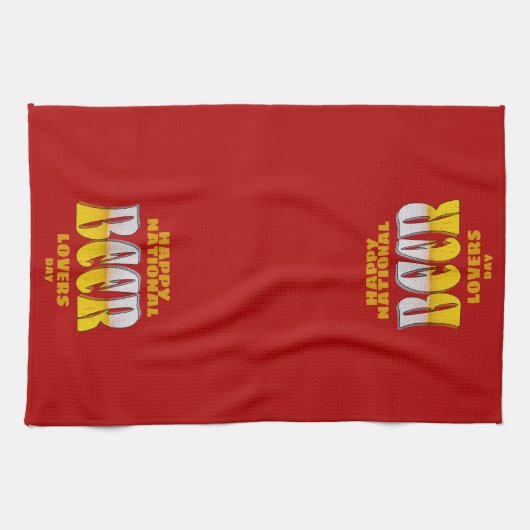 Beer Lovers Day Geschirrtuch (Horizontal)