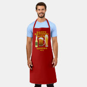 Beer Lovers Day Schürze (Getragen)