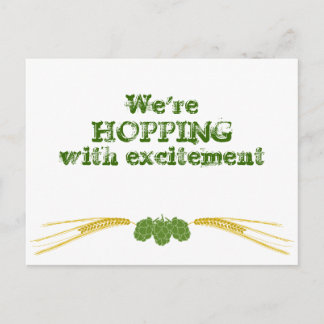 Beer Lover's UAWG Post Card Einladungspostkarte