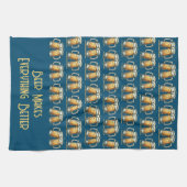 Beer Makes Everything Better Kitchen Towel Geschirrtuch (Horizontal)