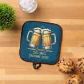 Beer Makes Everything Better Topflappen (Oben Unten)