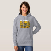 Beer makes me awesome hoodie (Vorne ganz)