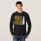 Beer  May Contain Beer T-Shirt (Vorne ganz)