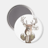 Beer Me Beer Buck von Mudge Studios Magnet (Vorderseite/Rückseite)