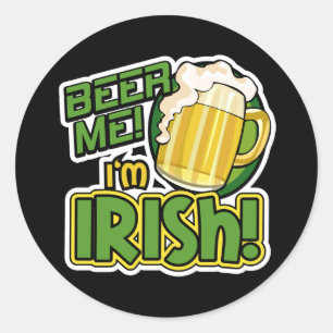 Beer Me I bin Irish St. Patrick's Day Stickers