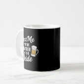 Beer Me Ich bin der Vater der Braut Funny Drink se Kaffeetasse (Vorderseite Links)