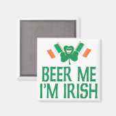 Beer Me Ich bin irisch Magnet (Vorderseite/Rückseite)