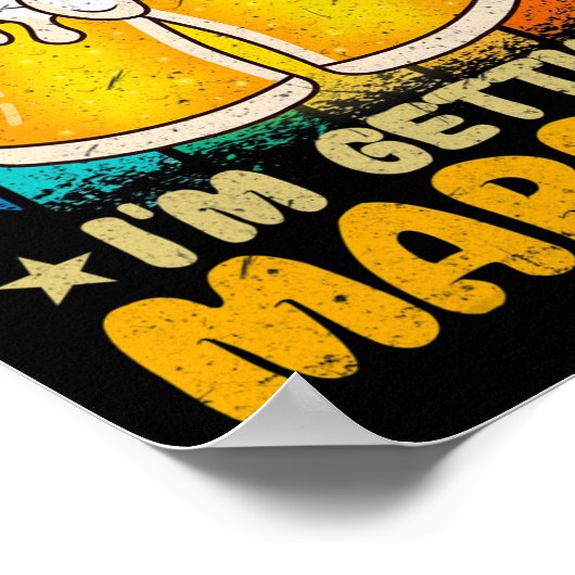 Beer Me Ich werde heiraten Funny Geschenk Groom Ba Poster (Ecke)