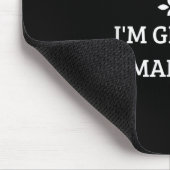 Beer Me Im Get Married Funny Groom Bachelor Br Mousepad (Ecke)