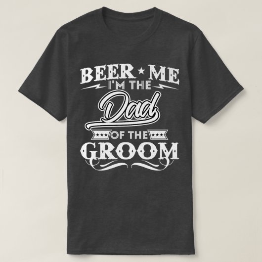 Beer Me im Vater der Groom Drinker Bären Wedd T-Shirt (Design vorne)