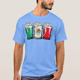 Beer Meican Flag Cinco De Mayo Women Meico Geschen T-Shirt
