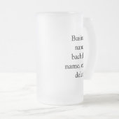 Beer mich, du bist schmuck! Wedding Trauzeuge Bar  Mattglas Bierglas (VorderseiteRechts)