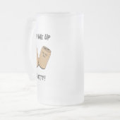 Beer mich, du bist schmuck! Wedding Trauzeuge Bar Mattglas Bierglas (Vorderseite Links)