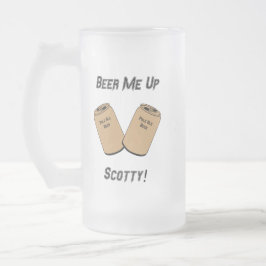 Beer mich, du bist schmuck! Wedding Trauzeuge Bar Mattglas Bierglas