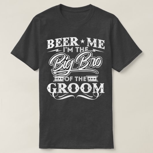 Beer mich im großen Bruder des Gräueltrinkers sein T-Shirt (Design vorne)