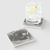 Beer Motorcycle Coaster 1 Steinuntersetzer (Seitenansicht)