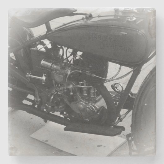 Beer Motorcycle Coaster 1 Steinuntersetzer (Vorderseite)