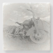 Beer Motorcycle Coaster 20 Steinuntersetzer (Vorderseite)