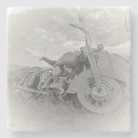 Beer Motorcycle Coaster 20 Steinuntersetzer (Vorderseite)