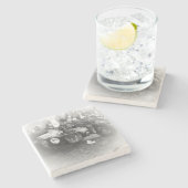 Beer Motorcycle Coaster 4 Steinuntersetzer (Seitenansicht)