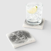 Beer Motorcycle Coaster 5 Steinuntersetzer (Seitenansicht)