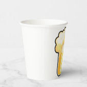 Beer Mug with Frothy Foam Pappbecher (Rechts)