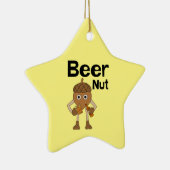 Beer Nut Text Keramik Ornament (Rechts)