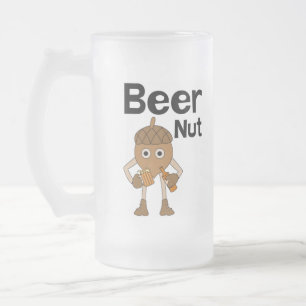 Beer Nut Text Mattglas Bierglas