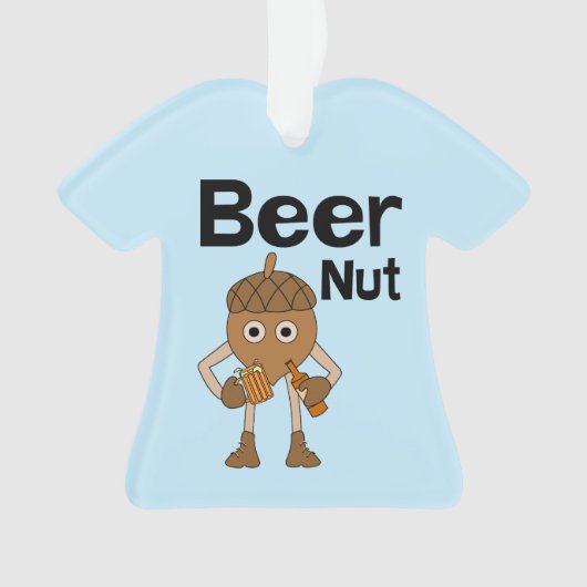 Beer Nut Text Ornament (Vorderseite)