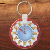 BEER O' Clock Schlüsselanhänger (Vorderseite)