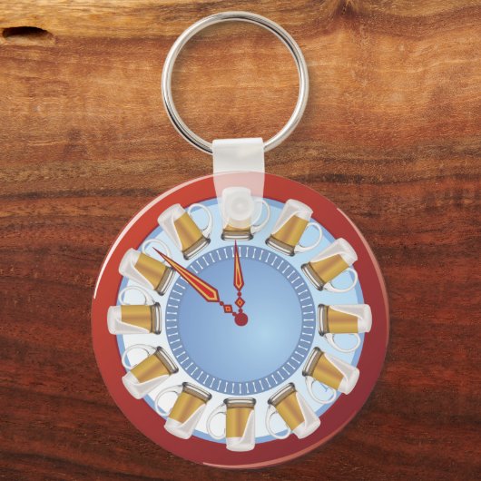 BEER O' Clock Schlüsselanhänger (Vorderseite)