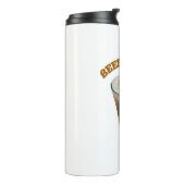 Beer O'Clock Funny Drinking Humor Thermosbecher (Nach links gedreht)