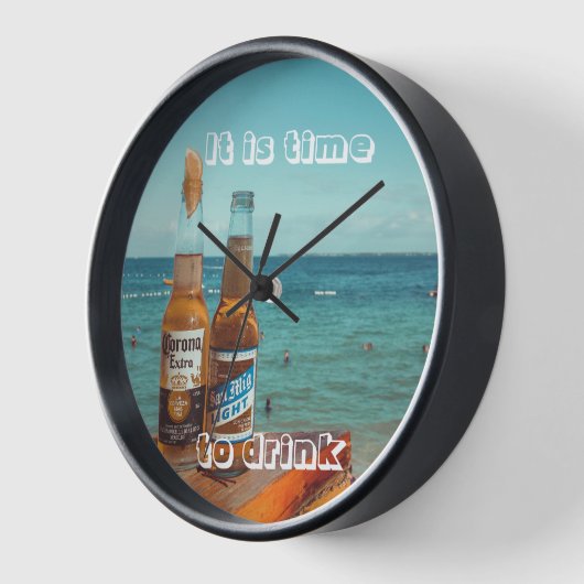 "Beer O'Clock"-Wall-Uhr Uhr (Winkel)