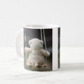 Beer op Schommel in beweging. Kaffeetasse (Vorderseite Links)