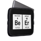 BeEr Periodic-Tabelle Laptopschutzhülle (Vorne Rechts)