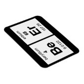 BeEr Periodic-Tabelle Magnet (Rechte Seite)