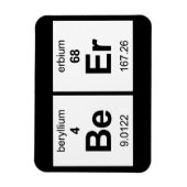 BeEr Periodic-Tabelle Magnet (Vertikal)