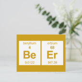 BeEr Periodic-Tabelle Postkarte (Stehend Vorderseite)