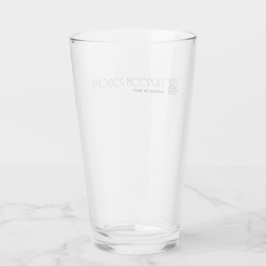 Beer Pint Glass Glas (Rückseite)