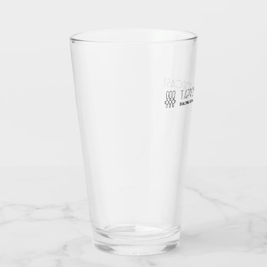 Beer Pint Glass Glas (Rechts)