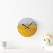 Beer Pint Runde Wanduhr (Zuhause)