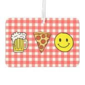 Beer Pizza Happy Autolufterfrischer (Rückseite)