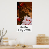 Beer Pong, A way of LIFE Poster (Küche)