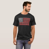 Beer Pong American Flag Shirt 4. Juli Vierte P (Vorne ganz)