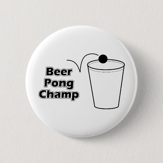 Beer Pong Champ Button (Vorderseite)