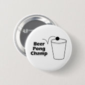 Beer Pong Champ Button (Vorne & Hinten)
